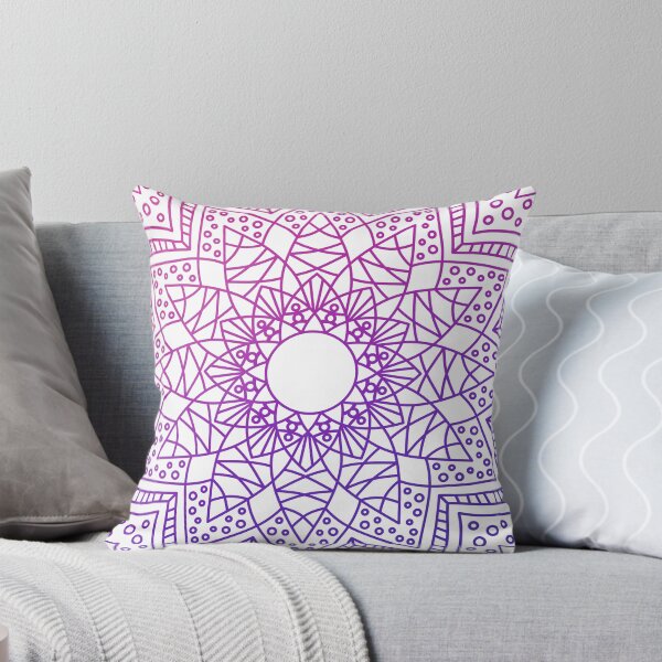 Item preview, Mandala Subtle Abstract Bi Pride Flag Pink Blue designed and sold by cashewdays.