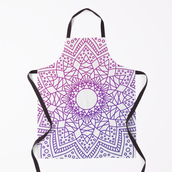 Item preview, Mandala Subtle Abstract Bi Pride Flag Pink Blue designed and sold by cashewdays.