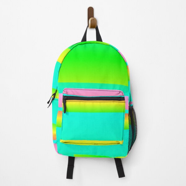 Item preview, Green summer color palette striped (summer style) designed and sold by lausn.