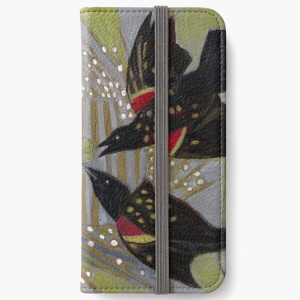 Four Calling Birds iPhone Wallet