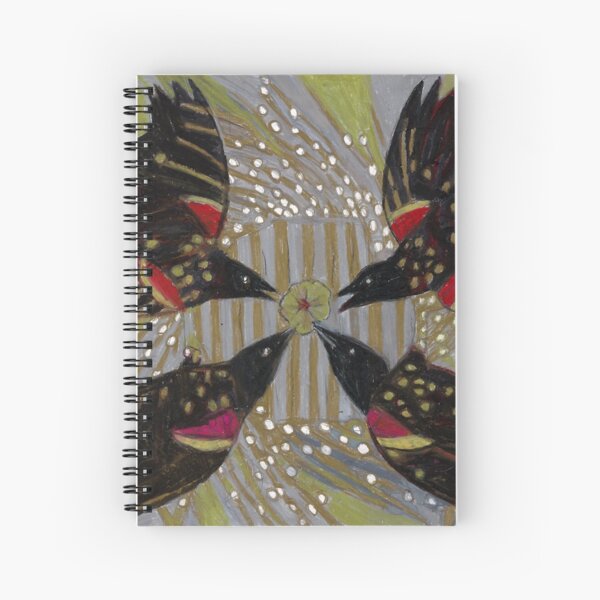 Four Calling Birds Spiral Notebook