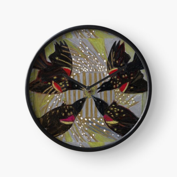 Four Calling Birds Clock
