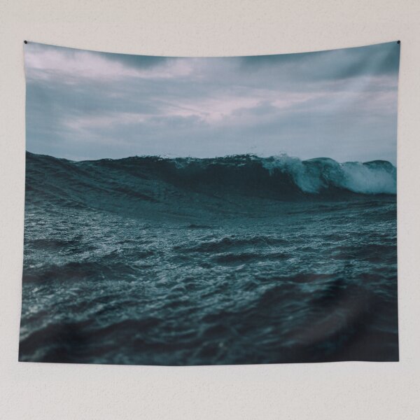 Item preview, Turbulent Sea designed and sold by UnicornFlamingo.