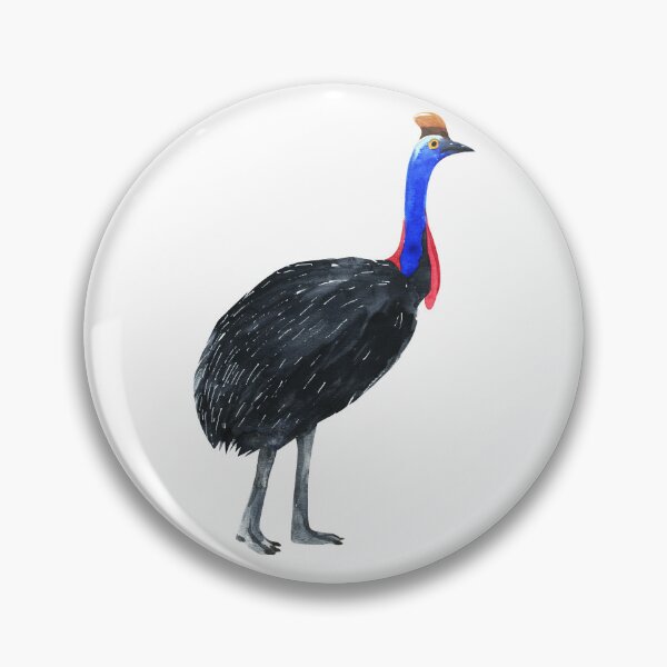 Item preview, Southern Cassowary Watercolor, Cute Australian Cassowary, Best Gift Idea For Cassowaries Lovers designed and sold by Paintcorner.