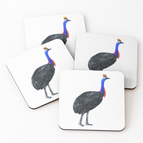 Item preview, Southern Cassowary Watercolor, Cute Australian Cassowary, Best Gift Idea For Cassowaries Lovers designed and sold by Paintcorner.