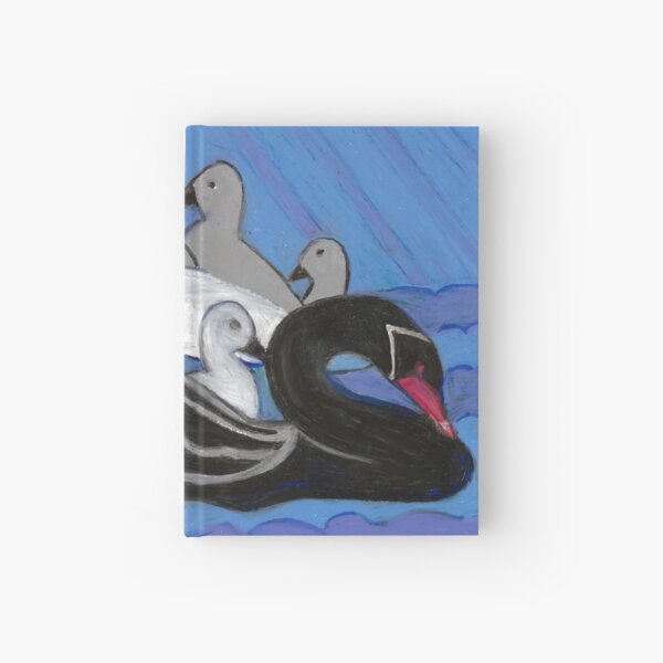 Seven Swans Swimming Hardcover Journal