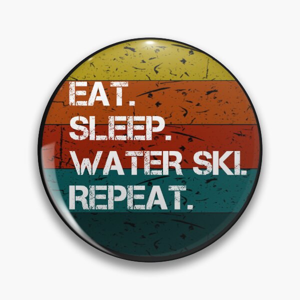 Item preview, Eat Sleep Water Ski Repeat Funny Gifts designed and sold by rachidhaz.