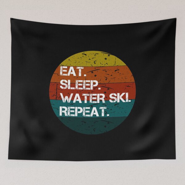 Item preview, Eat Sleep Water Ski Repeat Funny Gifts designed and sold by rachidhaz.