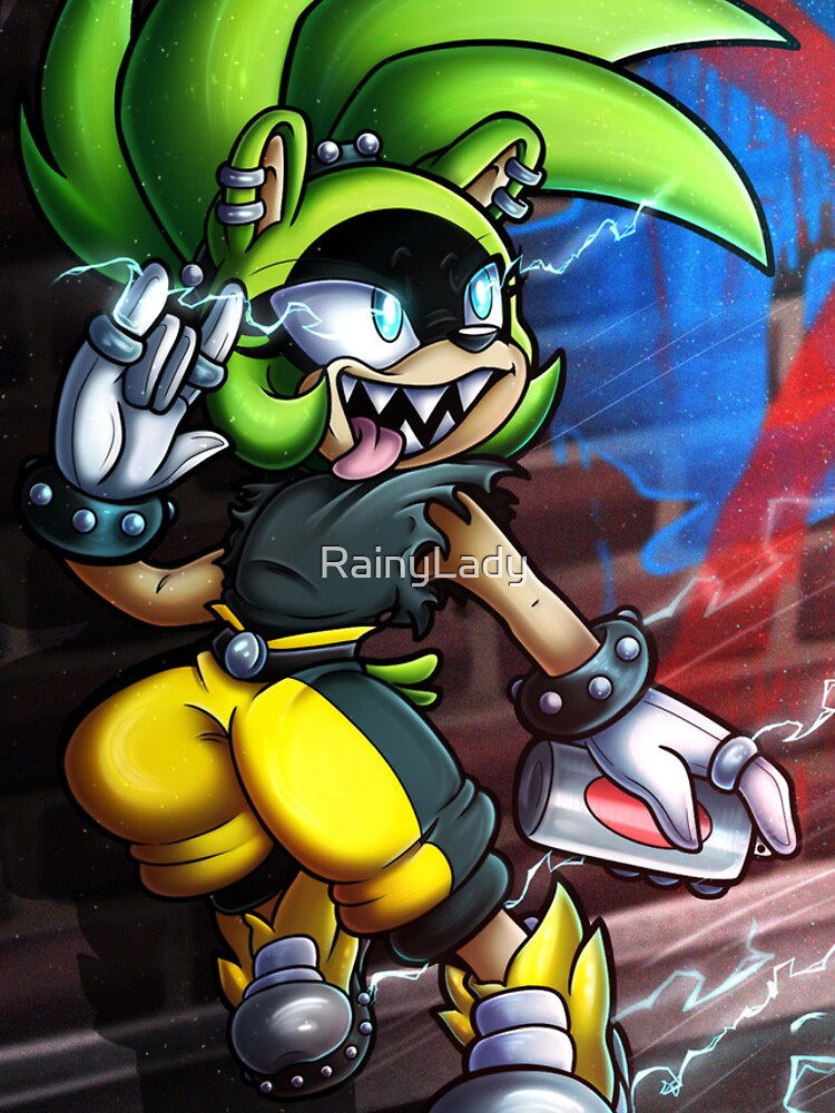 Surge and Kit  Hedgehog art, Sonic, Sonic fan art