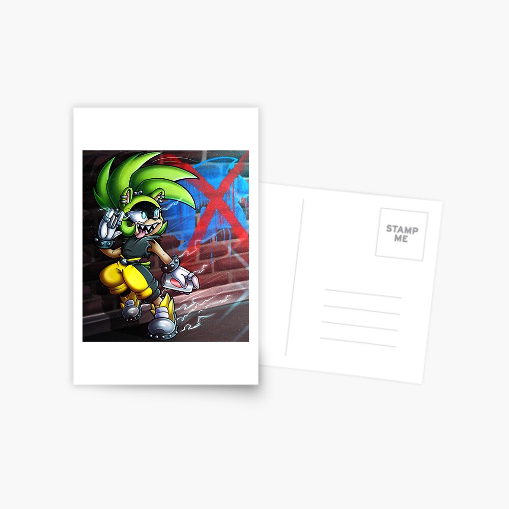 Shadow The Hedgehog  Postcard for Sale by AlbertAmways