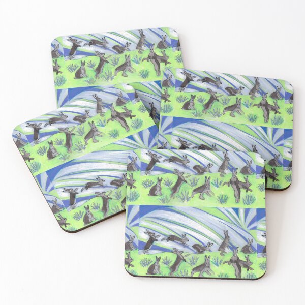 Item preview, Ten Leaping Hares designed and sold by Denise Weaver Ross.