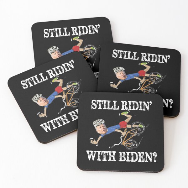 Item preview, Still Ridin' with Biden Joe Biden falls off his bicycle designed and sold by adolfonewell04.