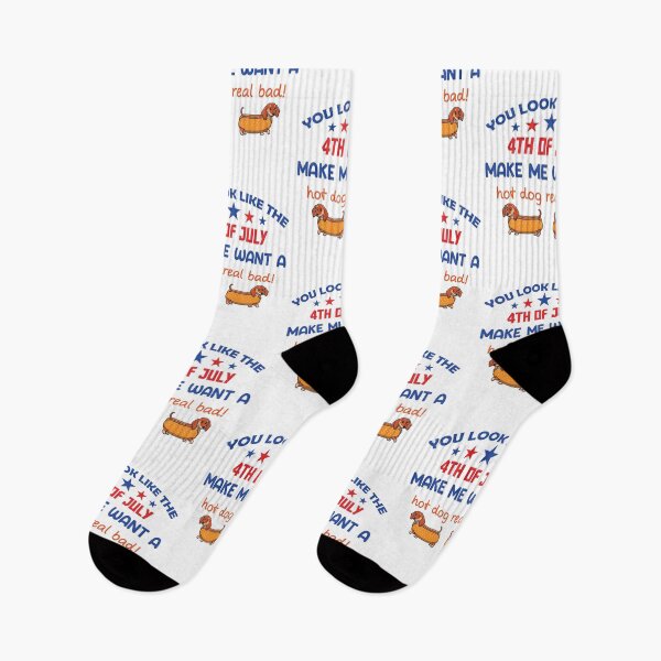 Item preview, You Look Like The 4th Of July Makes Me Want A Hot Dog Real Bad - A Hot Dog Real Bad Essential T-Shirt designed and sold by Achrafilla1.