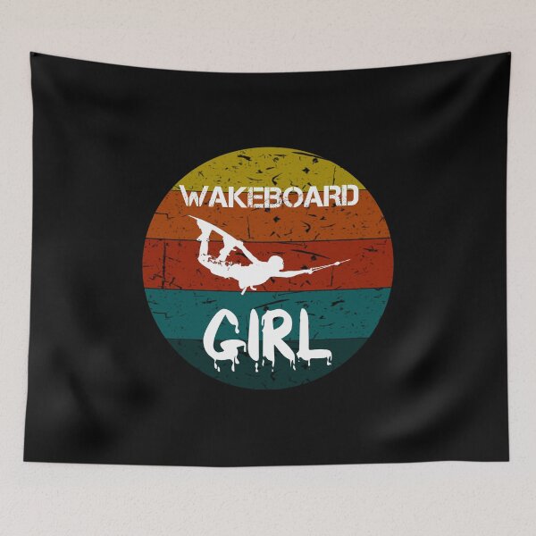 Item preview, Girl Wakeboarding Wakeboard Vintage Gift  designed and sold by rachidhaz.
