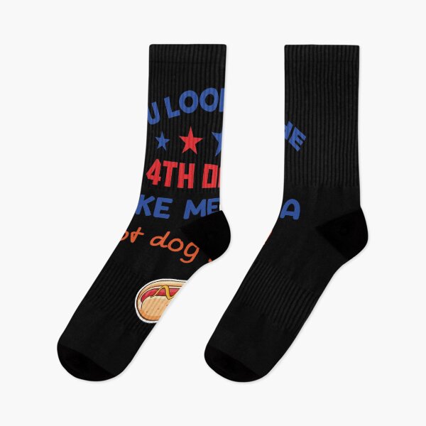 Item preview, You Look Like The 4th Of July Makes Me Want A Hot Dog Real Bad - A Hot Dog Real Bad Essential T-Shirt designed and sold by Achrafilla1.