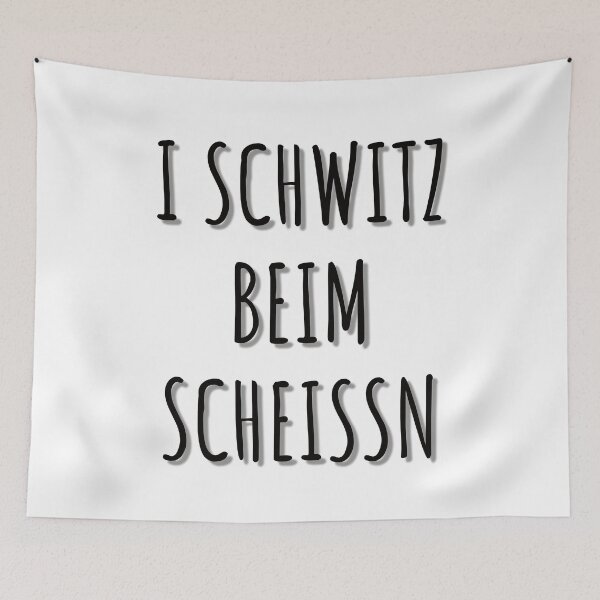 Item preview, i schwitz beim scheissn | funny dialect designed and sold by DeltaWhiskey-.