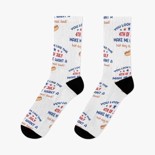 Item preview, You Look Like The 4th Of July Makes Me Want A Hot Dog Real Bad - A Hot Dog Real Bad Essential T-Shirt designed and sold by Achrafilla1.