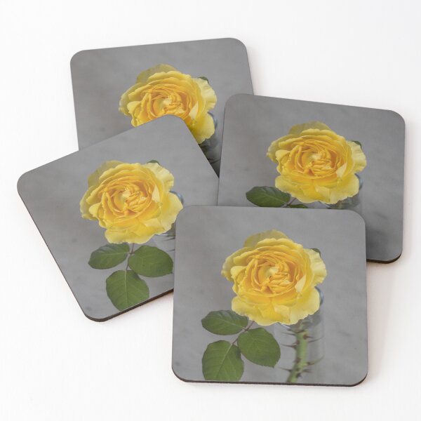 Item preview, Single Yellow Rose with Blue designed and sold by bertsworks300.