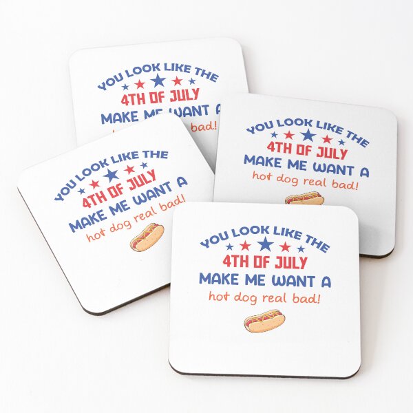 Item preview, You Look Like The 4th Of July Makes Me Want A Hot Dog Real Bad - A Hot Dog Real Bad Essential T-Shirt designed and sold by Achrafilla1.