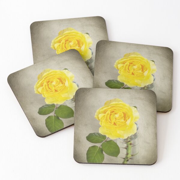 Item preview, Single Yellow Rose with Thorns designed and sold by bertsworks300.