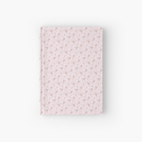 pink coquette floral pattern Hardcover Journal