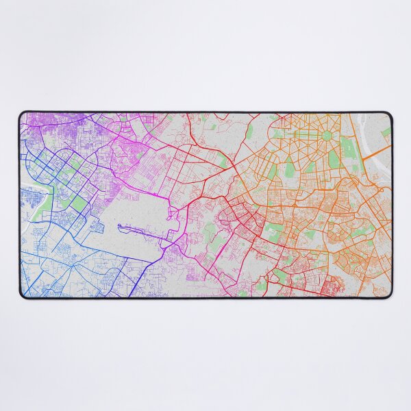 Item preview, New Delhi City Map India - Colorful designed and sold by deMAP.