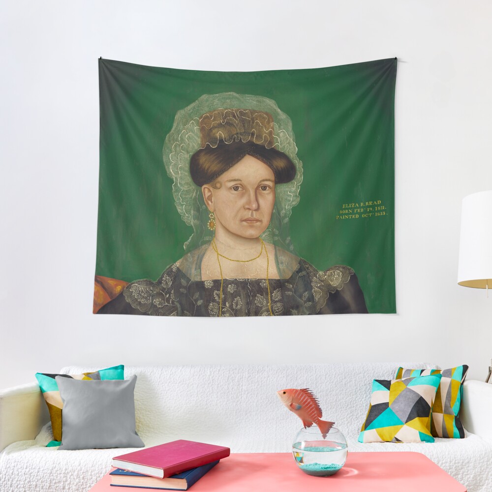 Eliza R. Read Oil Painting by Royall Brewster Smith Tapestry