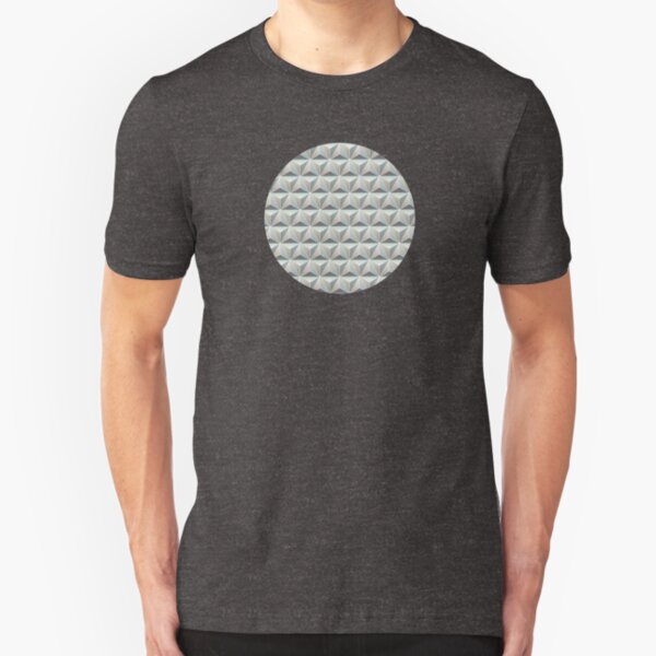 Spaceship Earth Tile Slim Fit T-Shirt