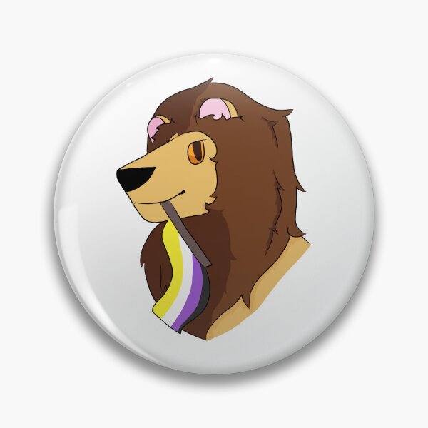 Item preview, Nonbinary Lion designed and sold by Dangerd00dles.
