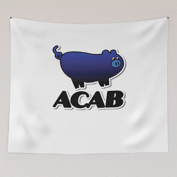 Item preview, Gifts For Men Acab Blue And Black Graphic For Fan designed and sold by RamiroOdonnell.