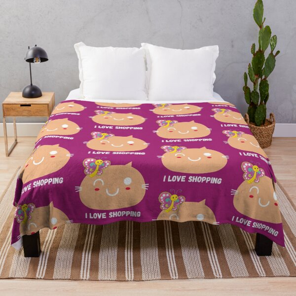 Item preview, Cute kitty for sweatshirt or t-shirt for women who love to shop. designed and sold by EMIPRINCESS.