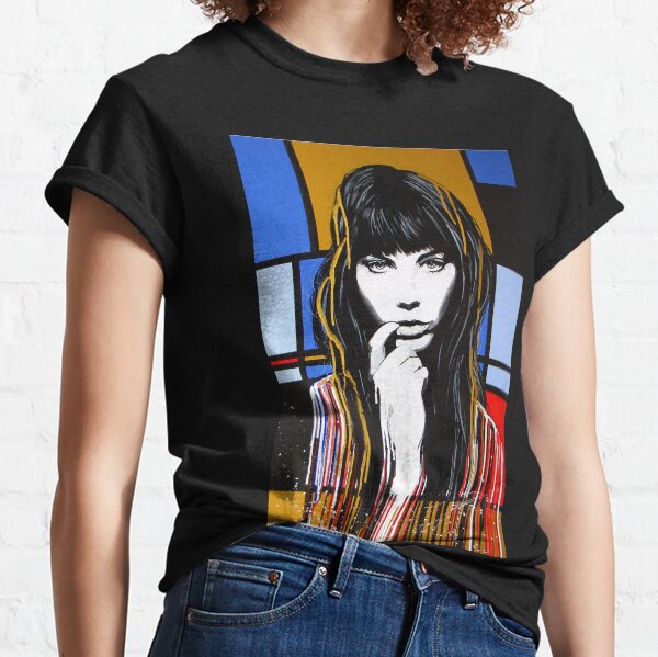 Jane Birkin Melting on a Mondrian Painting Classic T-Shirt