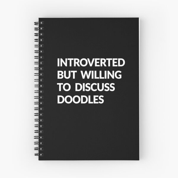 Item preview, Introverted But Willing To Discuss Doodles Dog Gift   designed and sold by Guarddogdrive.