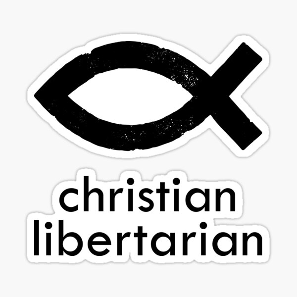 Christian Libertarian Sticker