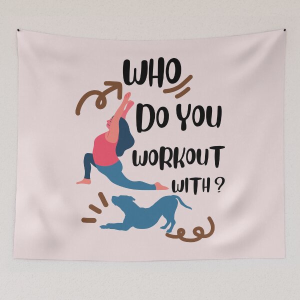 Item preview,  Who Do You Workout With? designed and sold by BronikowskiART.