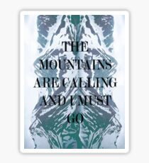 Mountains Sticker