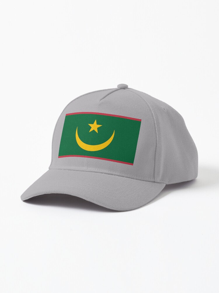 Aperçu 1 sur 7. Casquette avec l'œuvre Drapeau de la Mauritanie créée et vendue par Shorlick.