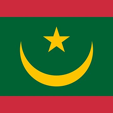 Aperçu de l'œuvre Drapeau de la Mauritanie de Shorlick