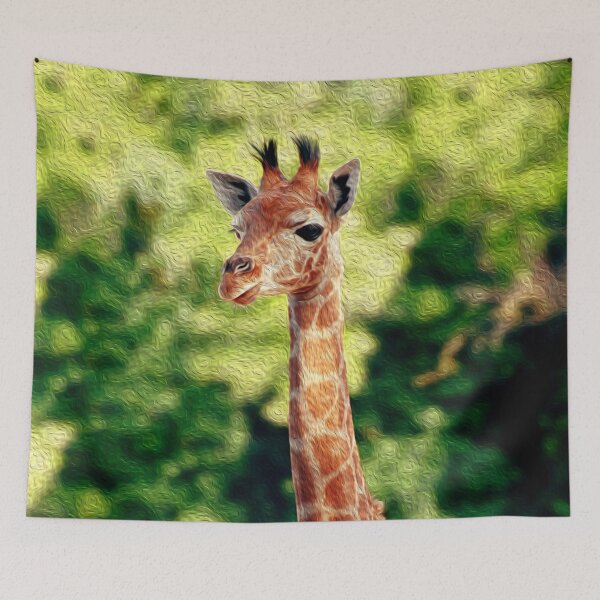 Item preview, Cute Colorful Giraffe designed and sold by friendlyfauna.