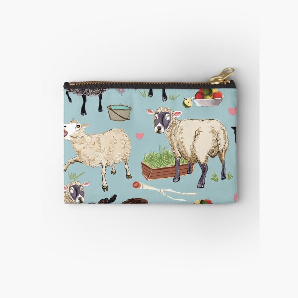 Item preview, Sheep pattern in light blue designed and sold by EskTuulispaa.