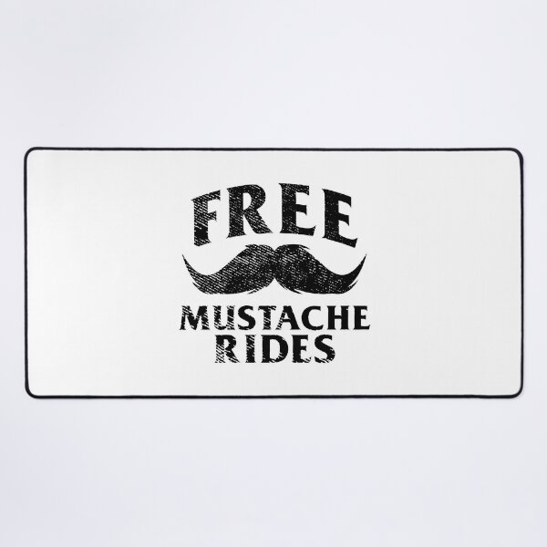 moustache mouse pad