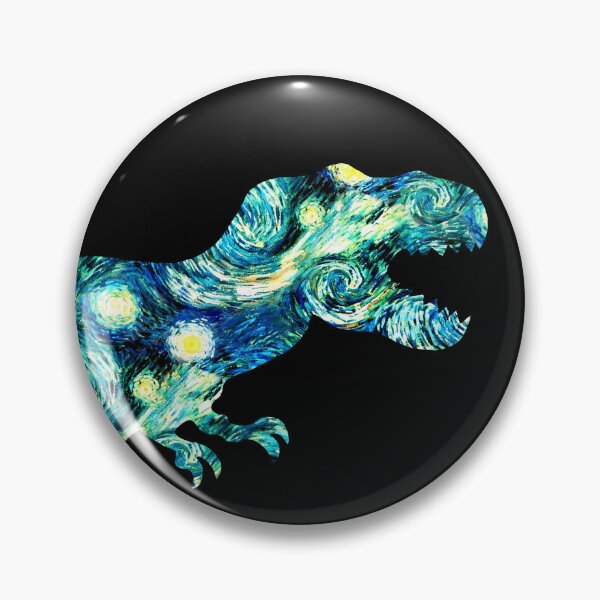 Item preview, Starry Night T-Rex Dinosaur Silhouette  designed and sold by Kristi Duggins.