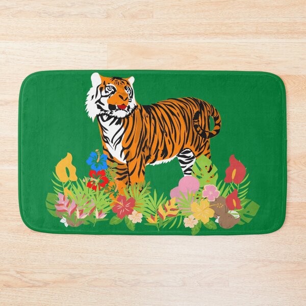 Item preview, Tiger in Flowers designed and sold by RiadMannan.