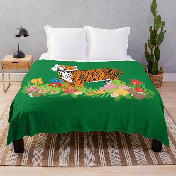 Item preview, Tiger in Flowers designed and sold by RiadMannan.