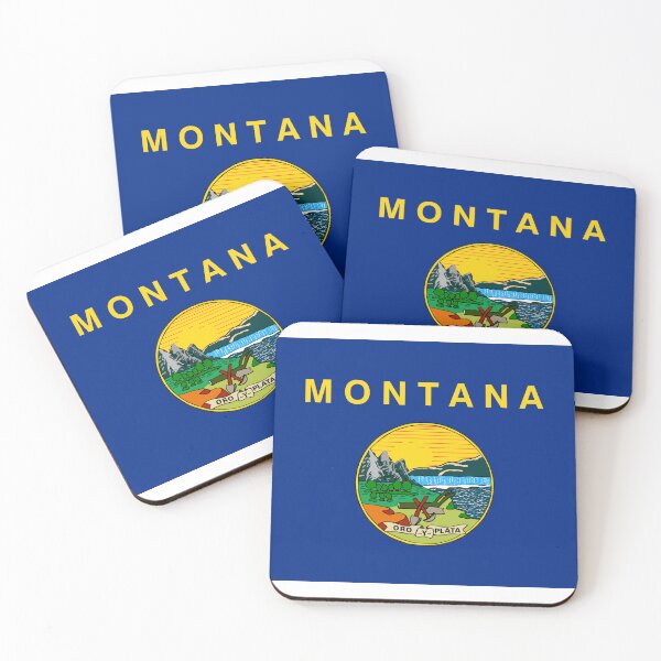 Aperçu de l'œuvre Drapeau du Montana créée et vendue par Flags & Cie.