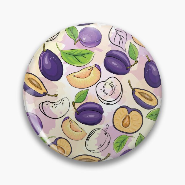 Item preview, Fresh Purple Plums Fruit designed and sold by danikaVT.