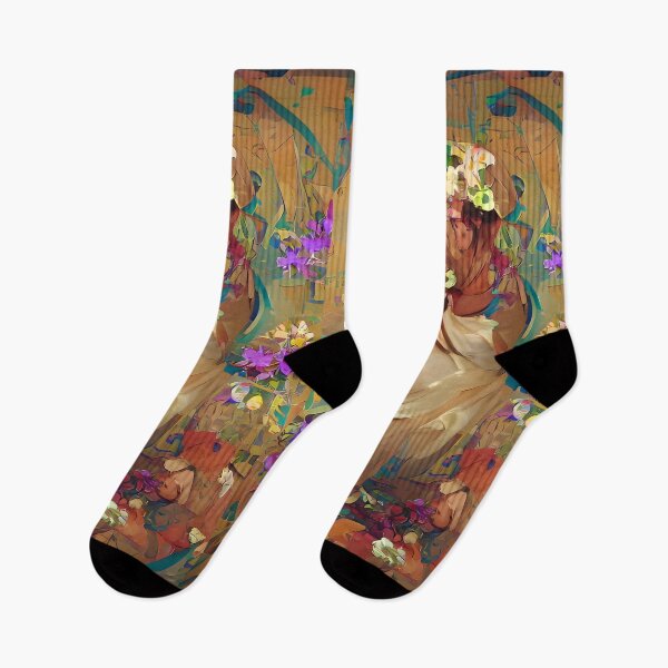 Item preview, Dance of spring flowers designed and sold by advanceprintart.