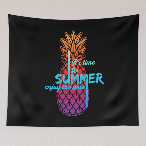 Item preview, IT'S TIME TO SUMMER ENJOY THE TIME PINNEAPPLE designed and sold by lukas69graphic.