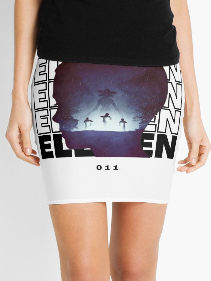 Mini Skirt, ELEVEN 11 designed and sold by bohoprints