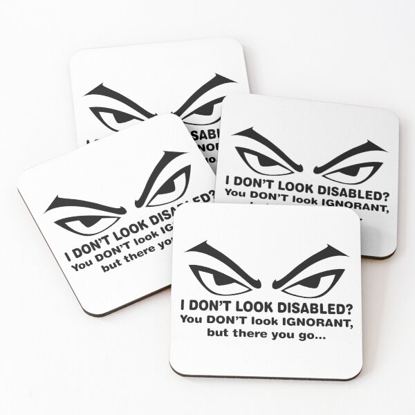 Item preview, Don't Look Disabled ♿ designed and sold by Wheelie-Luv.